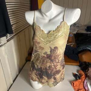 Vintage Top Butterfly Lace Stretchy Floral Babydoll Fairycore Boho